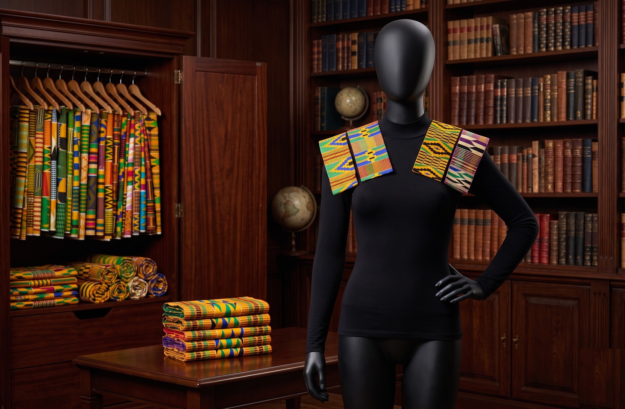 Kente Cloth Strip Woven